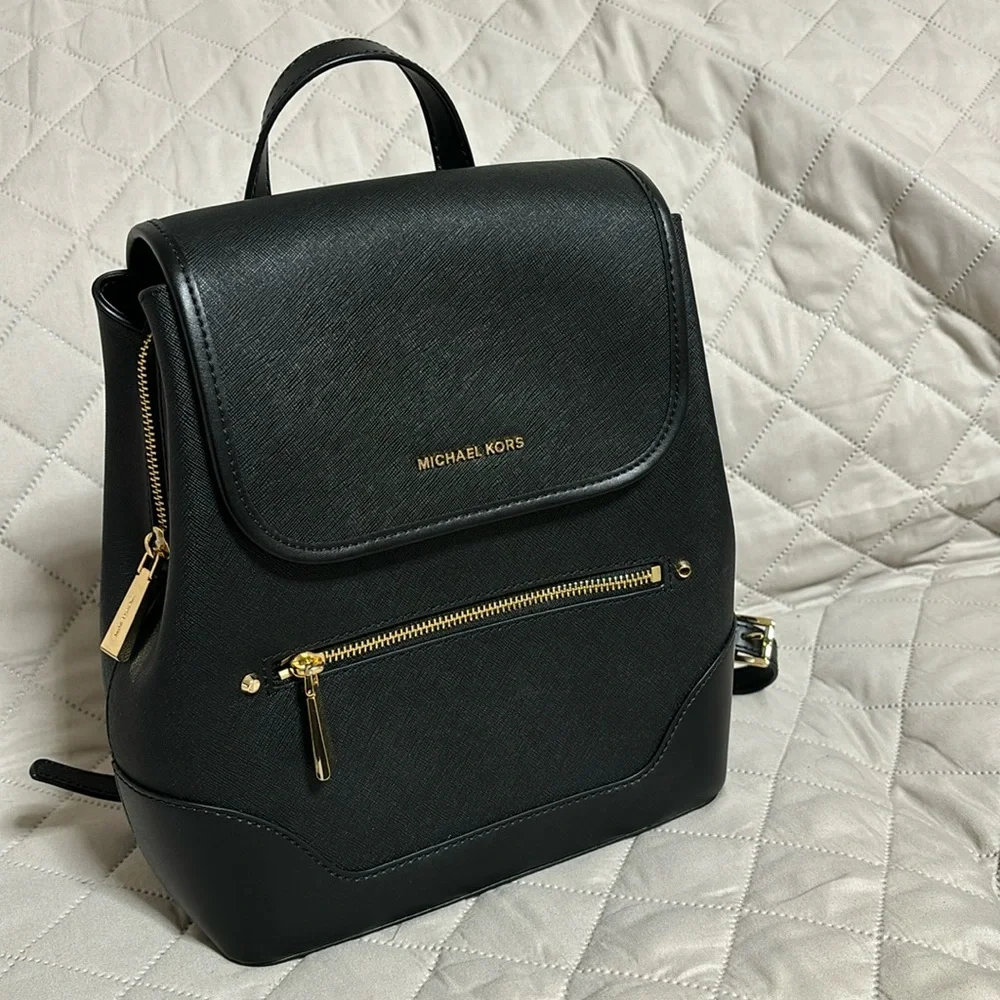 MICHAEL Michael Kors Black Backpack - Picture 2 of 14